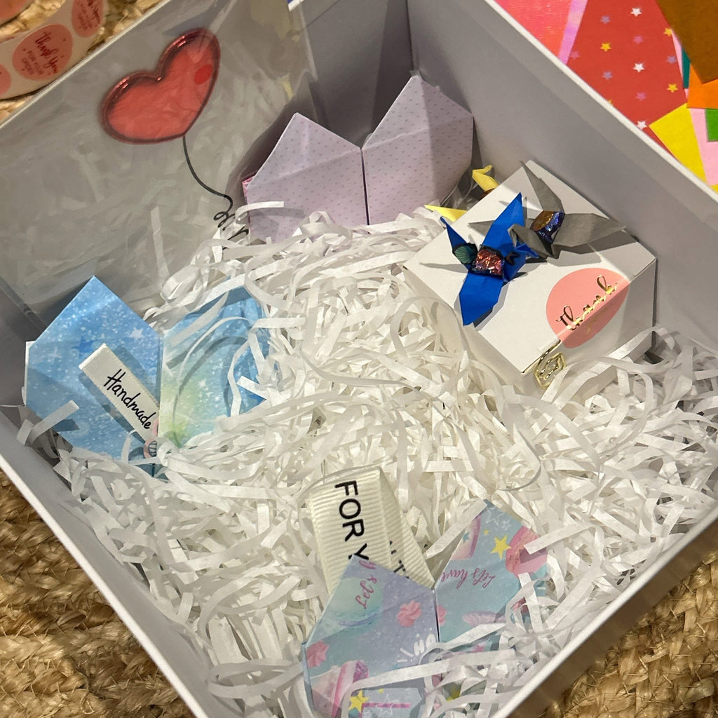 Paper Art Gift Box 🎁 50 paper cranes