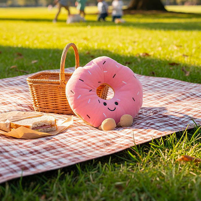 Donut Plush Soft Toy Pink (20x18cm.ST)