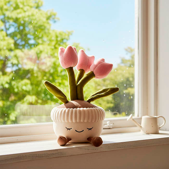 Tulips Soft Toy Pink (25cmHT)