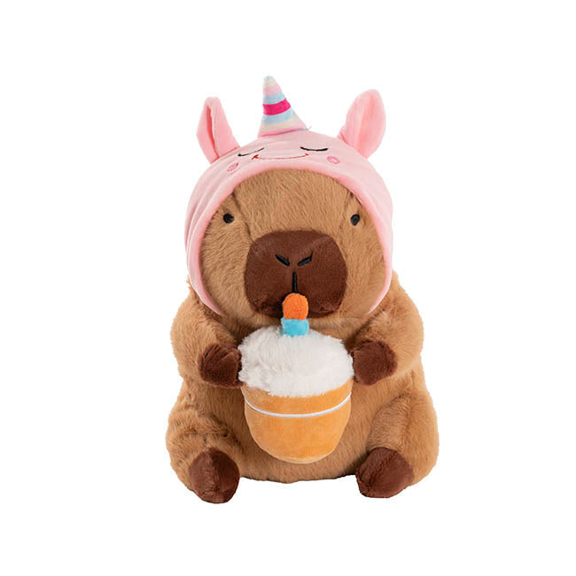 Capybara Cupcake & Unicorn Hat (25cmST)