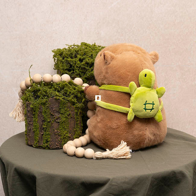 Capybara Sam Turtle Backpack (30cmST)