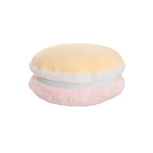 Macaron Cookie Squish Pillow Pink (30cmD)