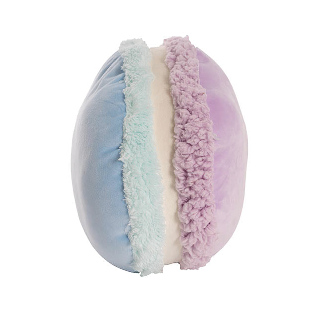 Macaron Cookie Squish Pillow Blue (30cmD)