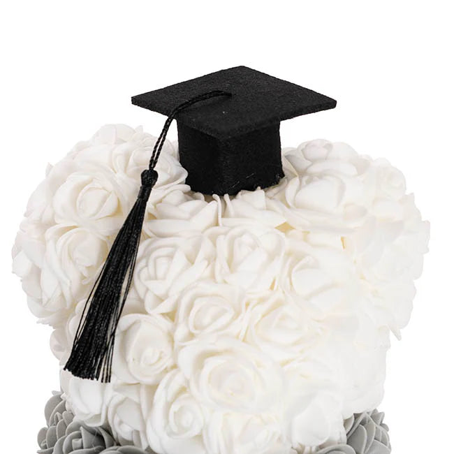 Amore Graduation Rose Bear(25cmH)