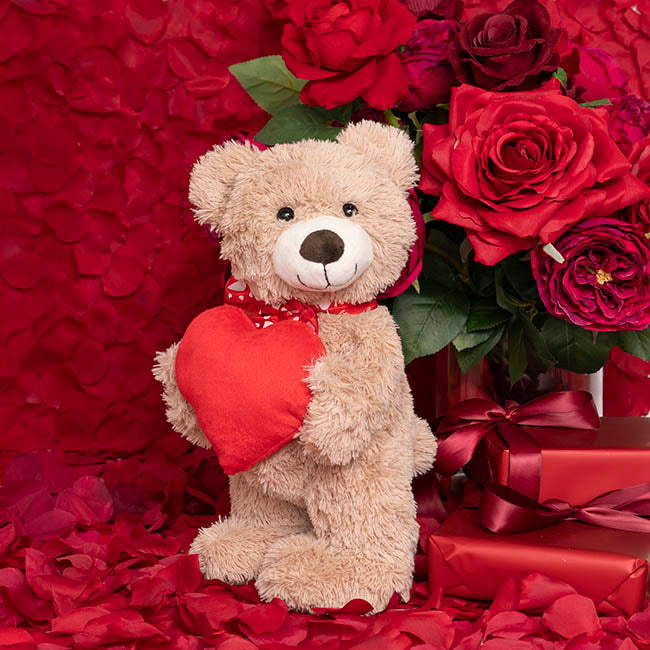 Standing Teddy Bear Plush Toy Brown (37cmHT)